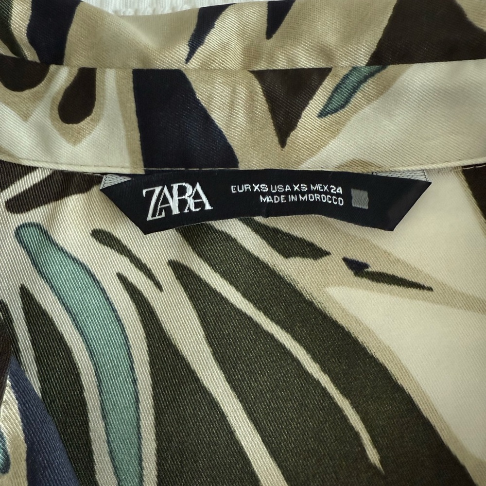 Zara Floral Print Women's Top - Picture 5 of 5